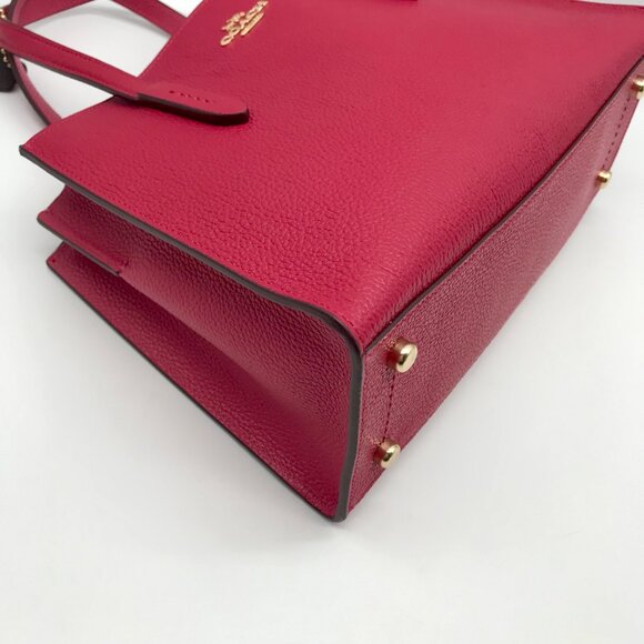 Coach Pebbled Leather Charlie 28 Carryall Satchel In Colorblock 69446 - Picture 9 of 12